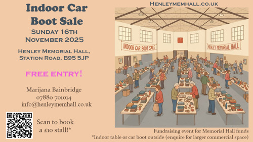 Indoor Car Boot Sale