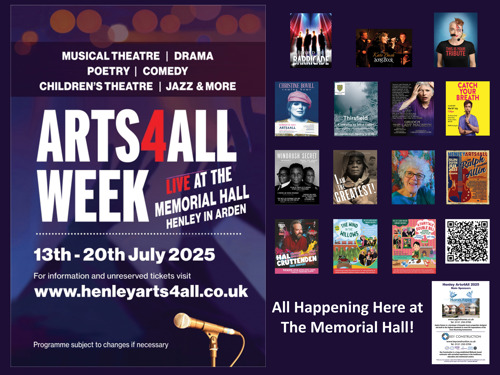 Arts4ALL Mem Hall Poster
